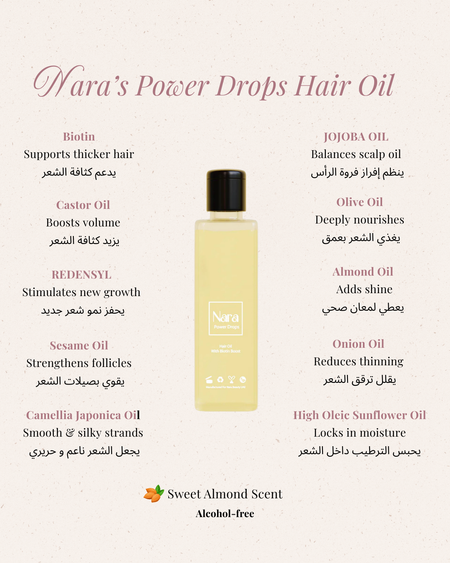 Power Drops Hair Oil - Nara Elixir