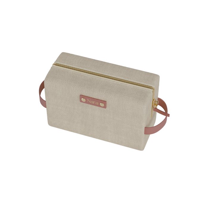 Nara Ritual Pouch – Luxe Organizer for Body & Hair Oils