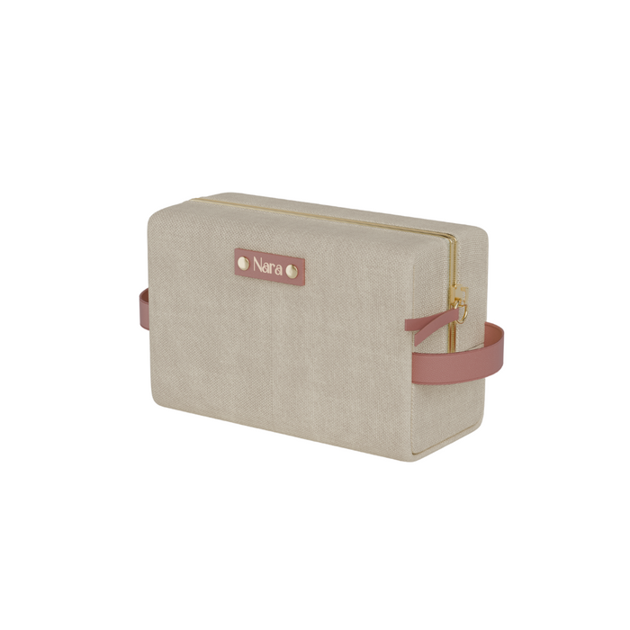 Nara Ritual Pouch – Luxe Organizer for Body & Hair Oils