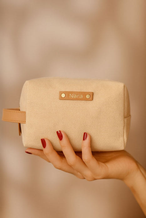 Nara Ritual Pouch – Luxe Organizer for Body & Hair Oils - Nara Elixir