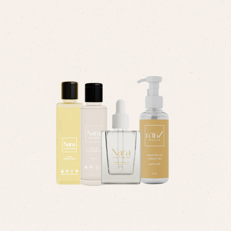 Nara Grooming Essentials Bundle – Complete Beard, Hair & Skin Care Set - Nara Elixir