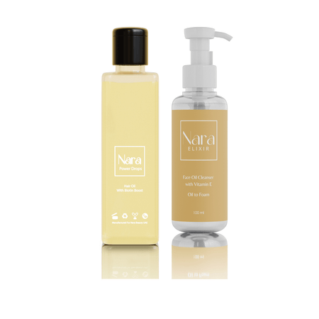 Transform your hair and skincare routine with the Nara Radiant Hair & Skin Duo, a perfect pairing for those seeking deep nourishment and lasting beauty.