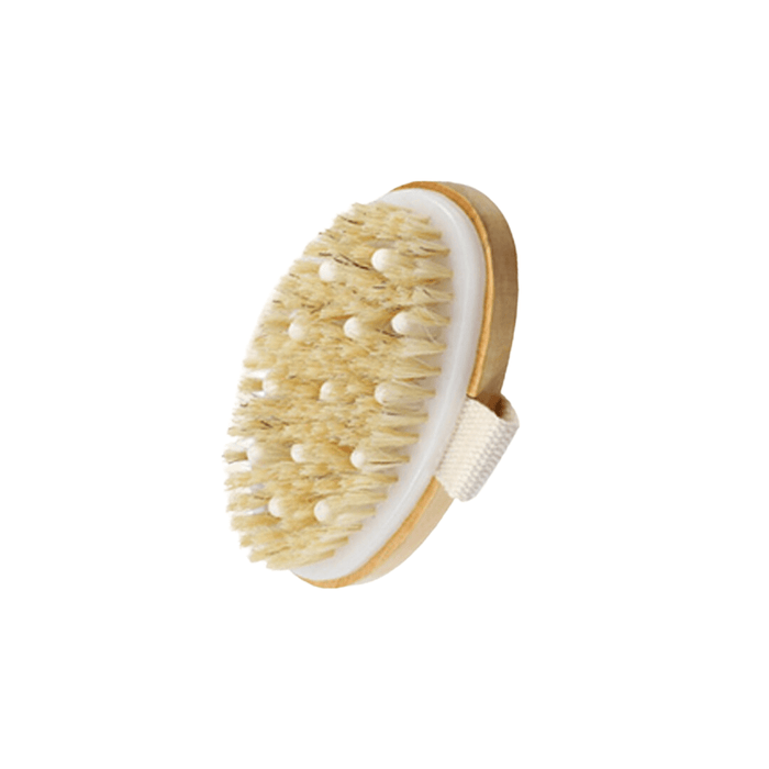 This natural bristle body brush helps to exfoliate your skin, improve blood circulation, and reduce the appearance of cellulite, leaving your skin smooth and revitalized.